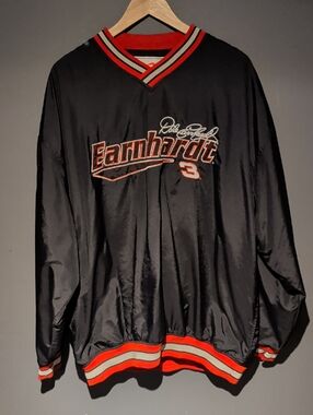 Chase Authentics Black and Red Earnhardt 3 Pullover Jacket